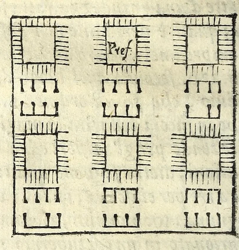 An illustration from Delle machine, ordinanze, et qvartieri antichi, et moderni : come quelli da questi possino essere imitati senza punto alterate la soldatesca dei nostri tempi : discorsi, 1601, leaf 170