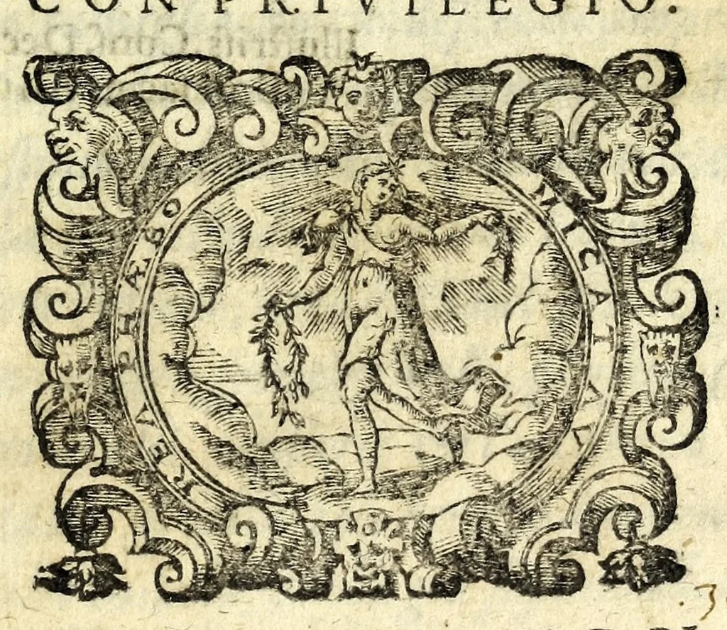 An illustration from Delle machine, ordinanze, et qvartieri antichi, et moderni : come quelli da questi possino essere imitati senza punto alterate la soldatesca dei nostri tempi : discorsi, 1601, leaf 5