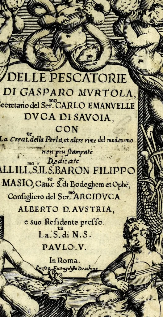 An illustration from Delle pescatorie, 1617, leaf 5