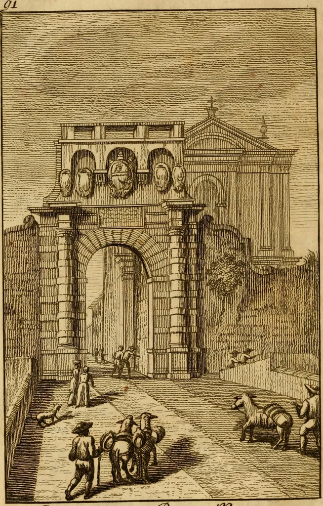 An illustration from Descrizione delle pitture, sculture, architetture ed altre cose rare della insigne città di Ascoli nella Marca, 1790, leaf 121