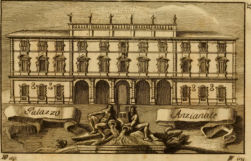 An illustration from Descrizione delle pitture, sculture, architetture ed altre cose rare della insigne città di Ascoli nella Marca, 1790, leaf 53