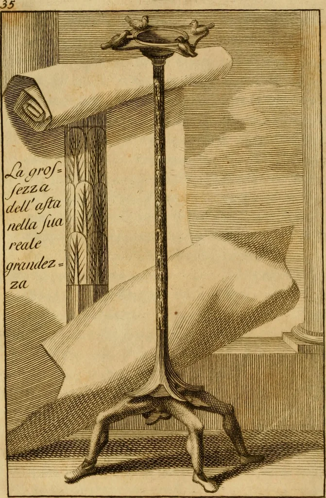 An illustration from Descrizione delle pitture, sculture, architetture ed altre cose rare della insigne città di Ascoli nella Marca, 1790, leaf 59
