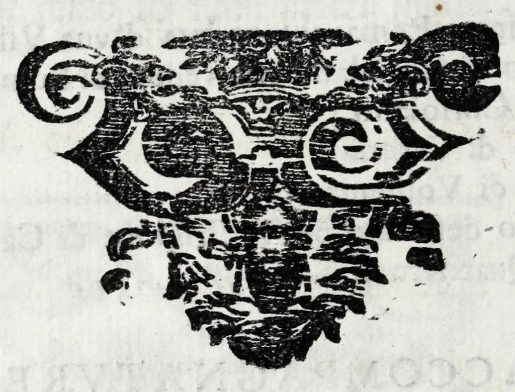 An illustration from Delle poesie dramatiche di Giovann' Andrea Moniglia, accademico della Crusca, parte prima[-terza], 1689, leaf 398