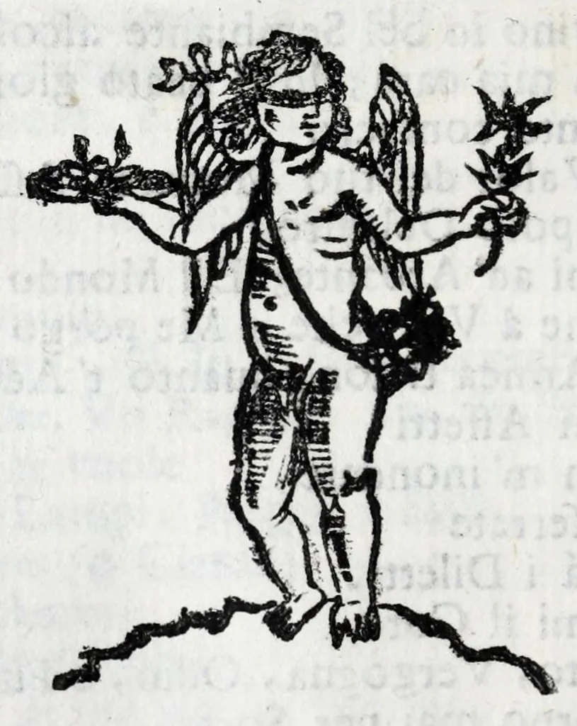 An illustration from Delle poesie dramatiche di Giovann' Andrea Moniglia, accademico della Crusca, parte prima[-terza], 1689, leaf 160