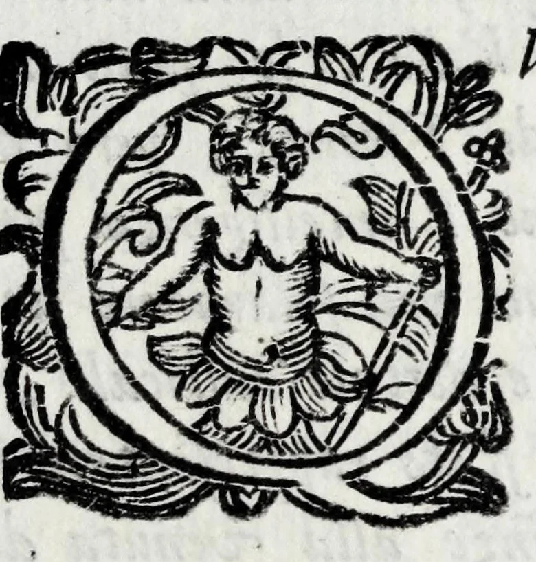 An illustration from Delle poesie dramatiche di Giovann' Andrea Moniglia, accademico della Crusca, parte prima[-terza], 1689, leaf 15
