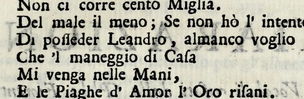 An illustration from Delle poesie dramatiche di Giovann' Andrea Moniglia, accademico della Crusca, parte prima[-terza], 1689, leaf 389