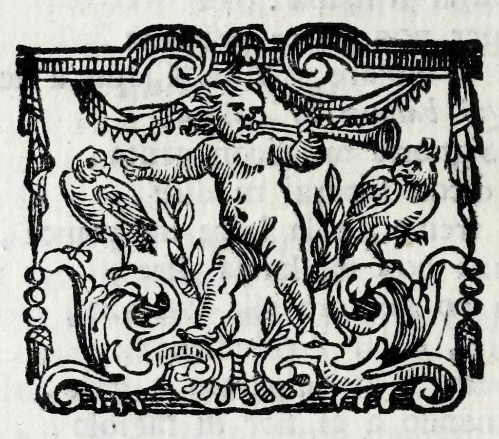 An illustration from Delle poesie dramatiche di Giovann' Andrea Moniglia, accademico della Crusca, parte prima[-terza], 1689, leaf 70