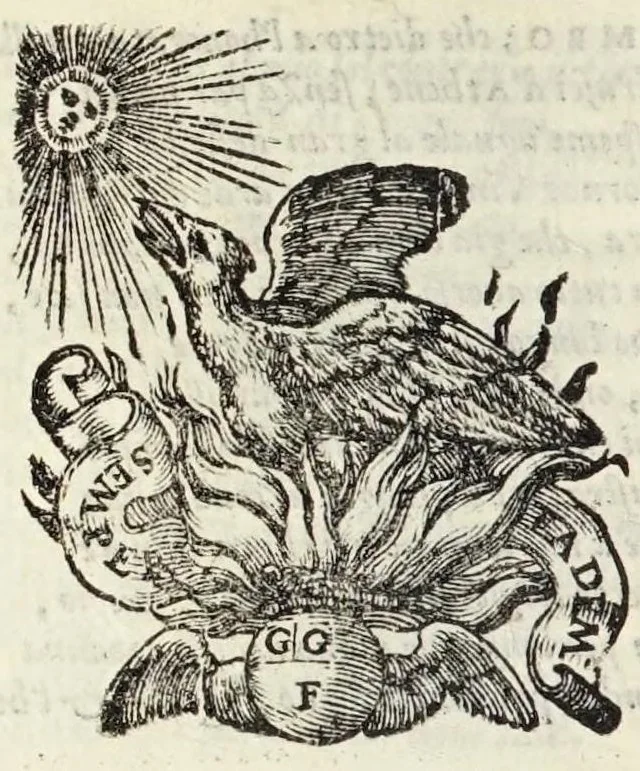 An illustration from Delle rime di M. Pietro Bembo : tratta dall'essemplare corretto di sua mano : tra lequali ce ne sono molte non piu stampate, 1558, leaf 146
