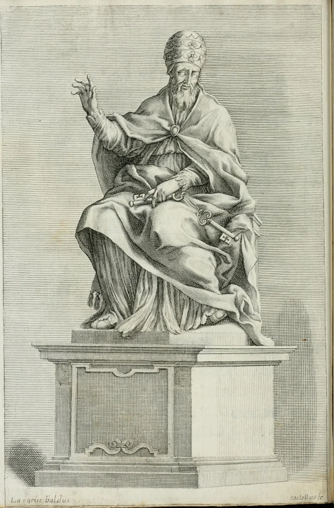 An illustration from Delle statue, 1661, leaf 273