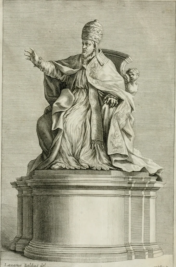 An illustration from Delle statue, 1661, leaf 297