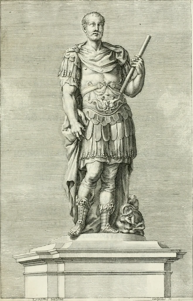 An illustration from Delle statue, 1661, leaf 316