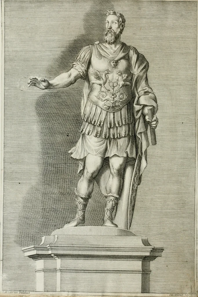 An illustration from Delle statue, 1661, leaf 337