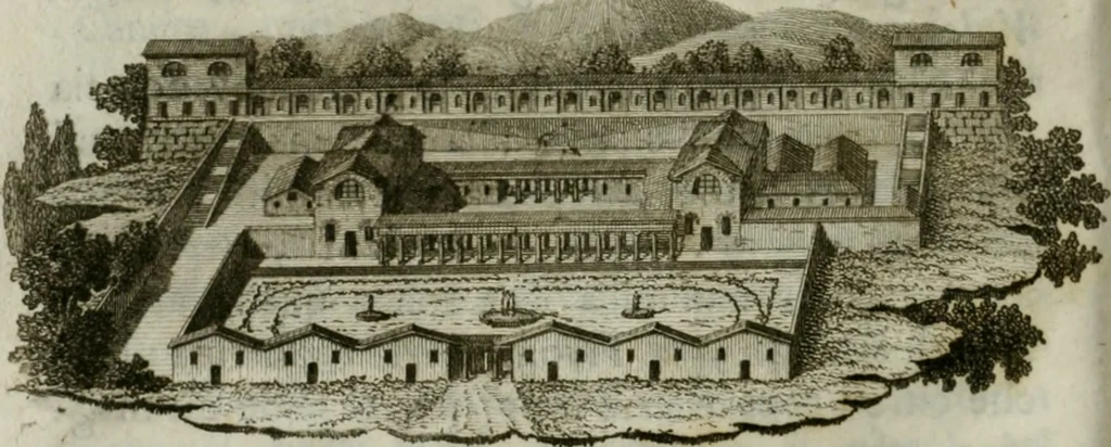 An illustration from Delle ville di Plinio il giovane, 1796, leaf 127
