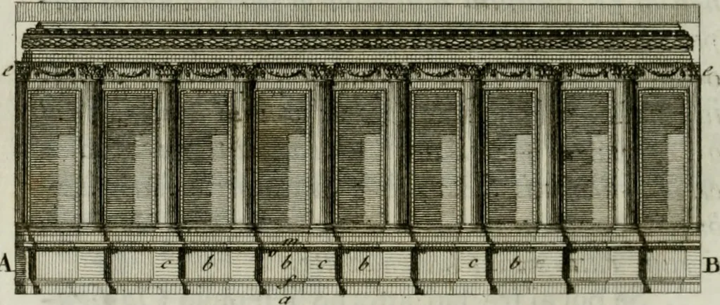 An illustration from Delle ville di Plinio il giovane, 1796, leaf 239