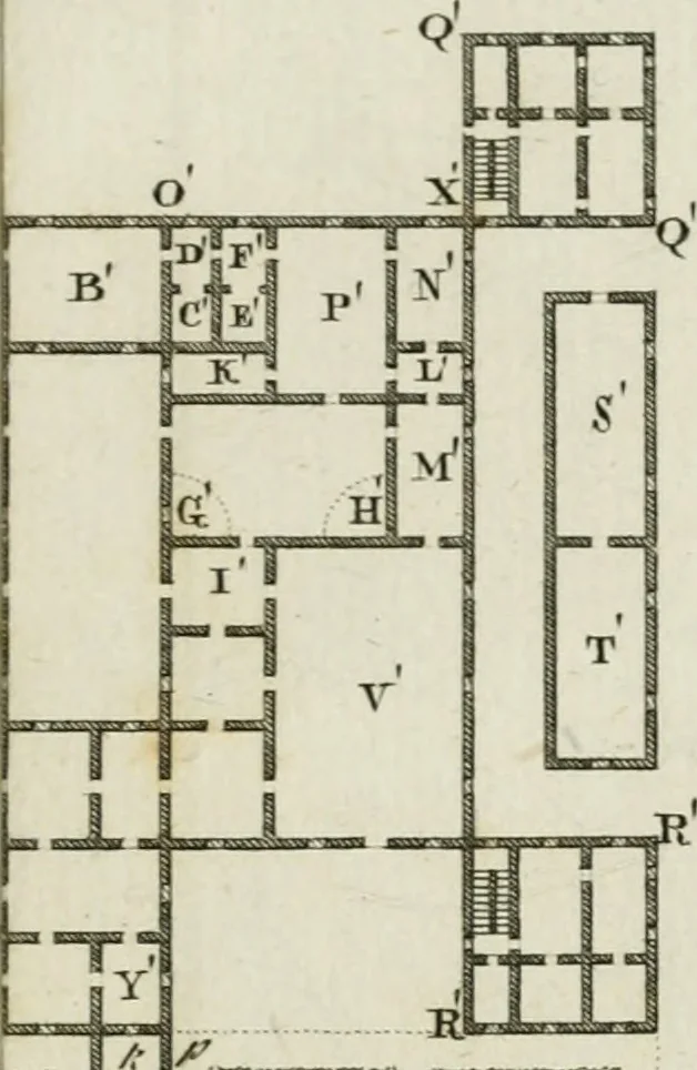 An illustration from Delle ville di Plinio il giovane, 1796, leaf 246