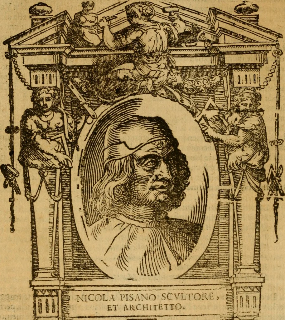 An illustration from Delle vite de' più eccellenti pittori, scultori, et architetti, 1648, leaf 109