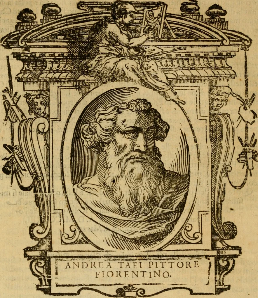 An illustration from Delle vite de' più eccellenti pittori, scultori, et architetti, 1648, leaf 119