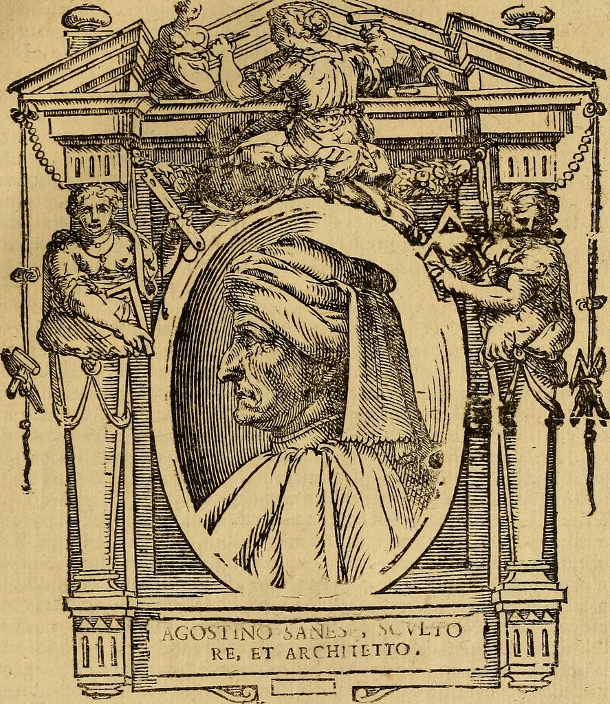 An illustration from Delle vite de' più eccellenti pittori, scultori, et architetti, 1648, leaf 146