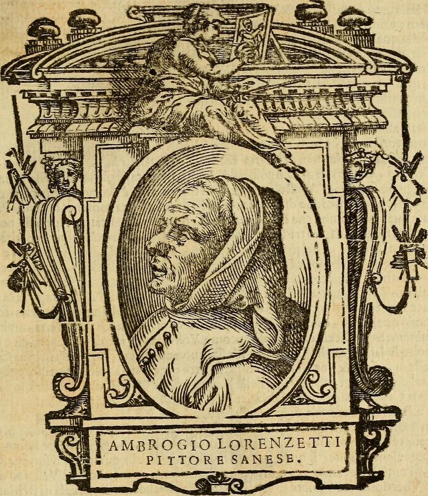 An illustration from Delle vite de' più eccellenti pittori, scultori, et architetti, 1648, leaf 176
