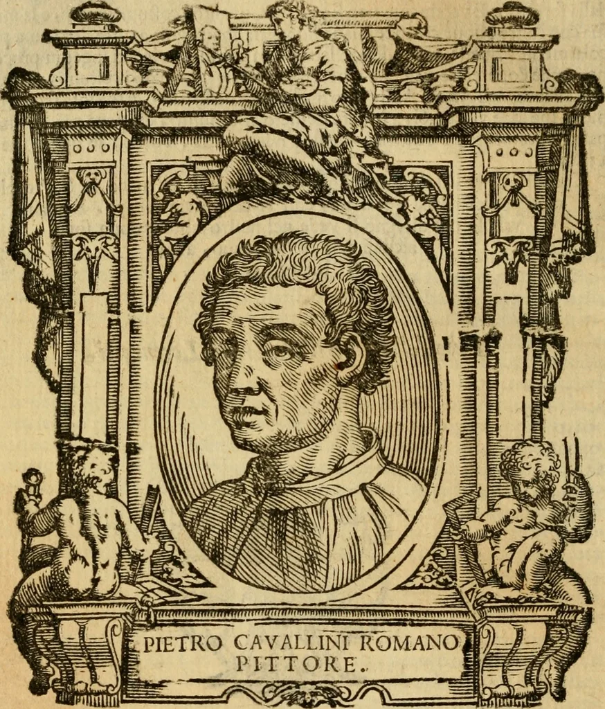 An illustration from Delle vite de' più eccellenti pittori, scultori, et architetti, 1648, leaf 179
