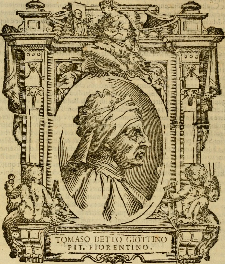 An illustration from Delle vite de' più eccellenti pittori, scultori, et architetti, 1648, leaf 201