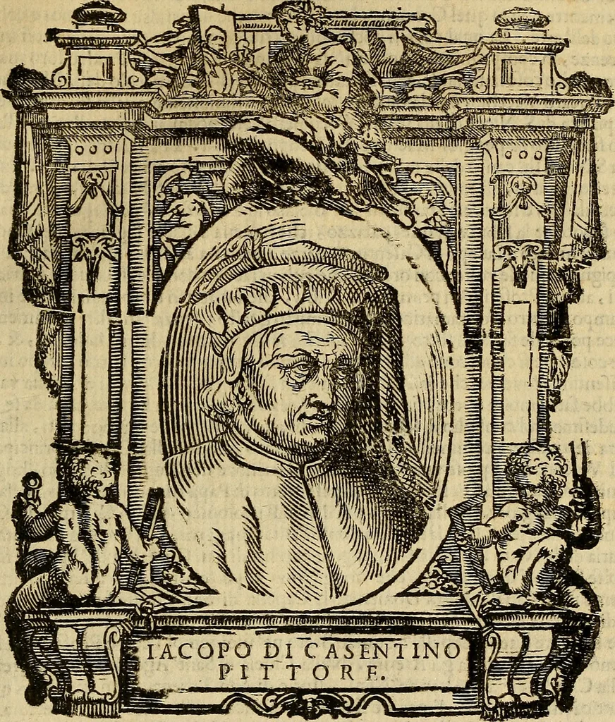 An illustration from Delle vite de' più eccellenti pittori, scultori, et architetti, 1648, leaf 222