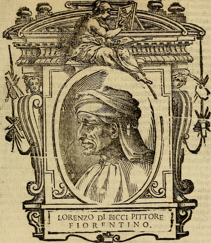 An illustration from Delle vite de' più eccellenti pittori, scultori, et architetti, 1648, leaf 244