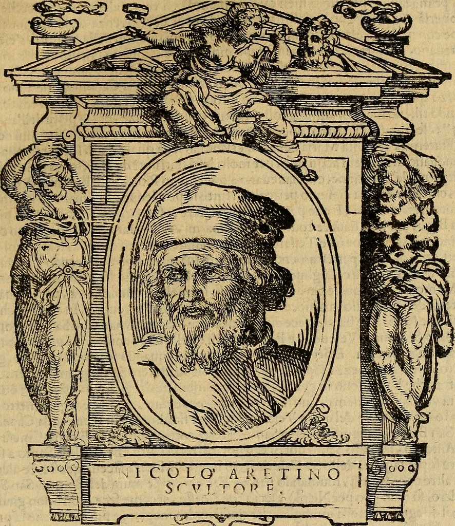 An illustration from Delle vite de' più eccellenti pittori, scultori, et architetti, 1648, leaf 258
