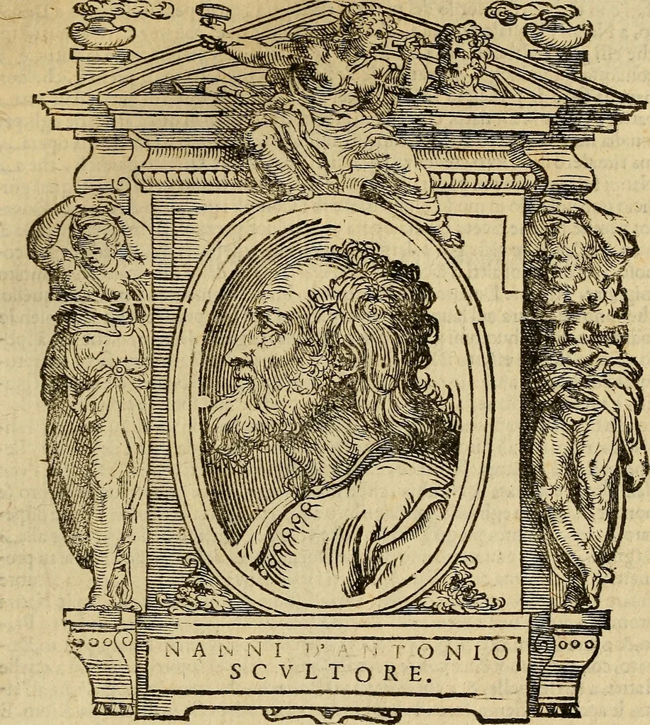 An illustration from Delle vite de' più eccellenti pittori, scultori, et architetti, 1648, leaf 264