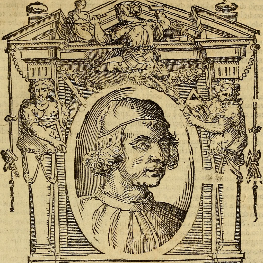 An illustration from Delle vite de' più eccellenti pittori, scultori, et architetti, 1648, leaf 352