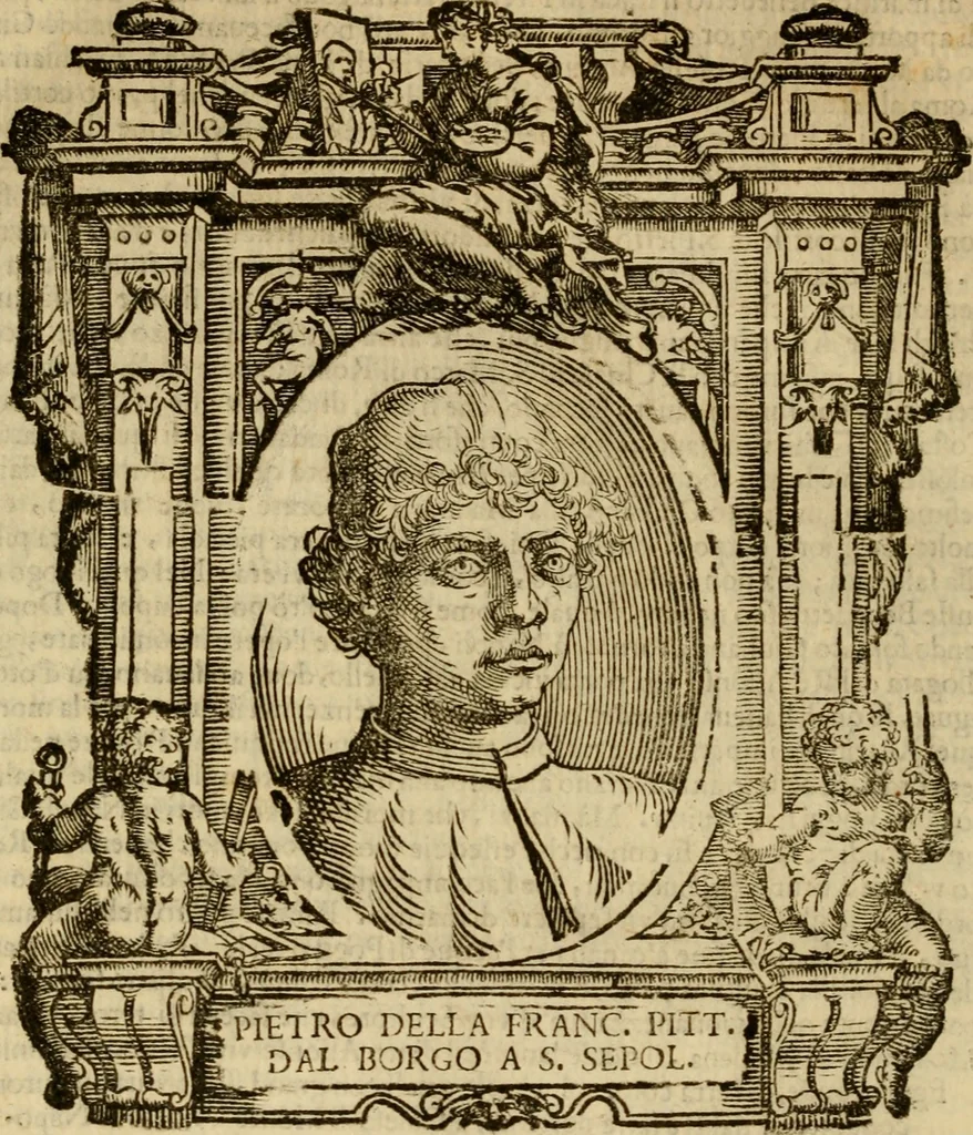 An illustration from Delle vite de' più eccellenti pittori, scultori, et architetti, 1648, leaf 355