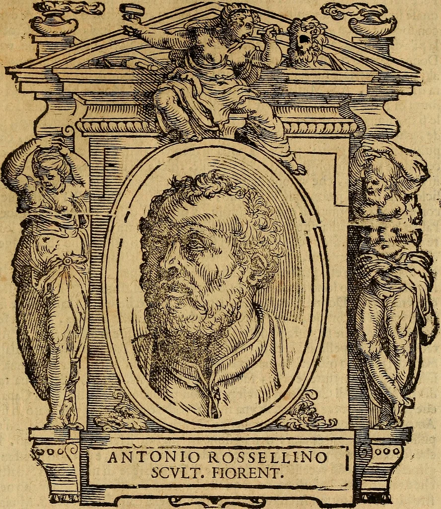 An illustration from Delle vite de' più eccellenti pittori, scultori, et architetti, 1648, leaf 414