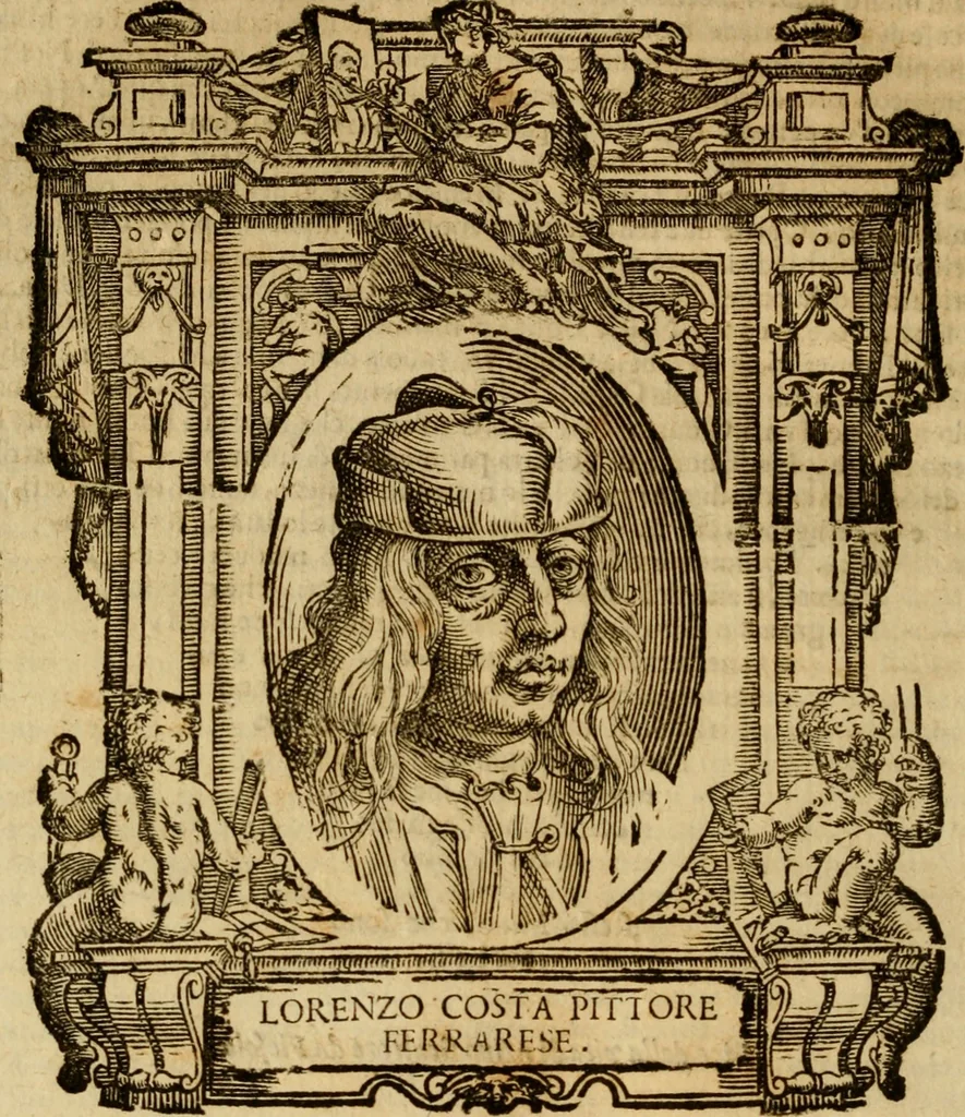 An illustration from Delle vite de' più eccellenti pittori, scultori, et architetti, 1648, leaf 425