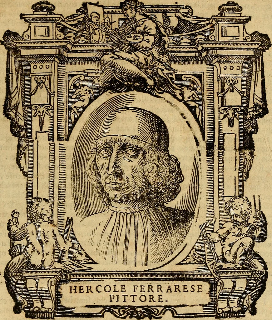 An illustration from Delle vite de' più eccellenti pittori, scultori, et architetti, 1648, leaf 428