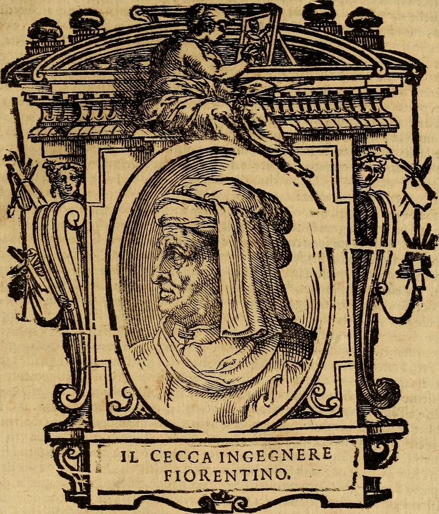 An illustration from Delle vite de' più eccellenti pittori, scultori, et architetti, 1648, leaf 442