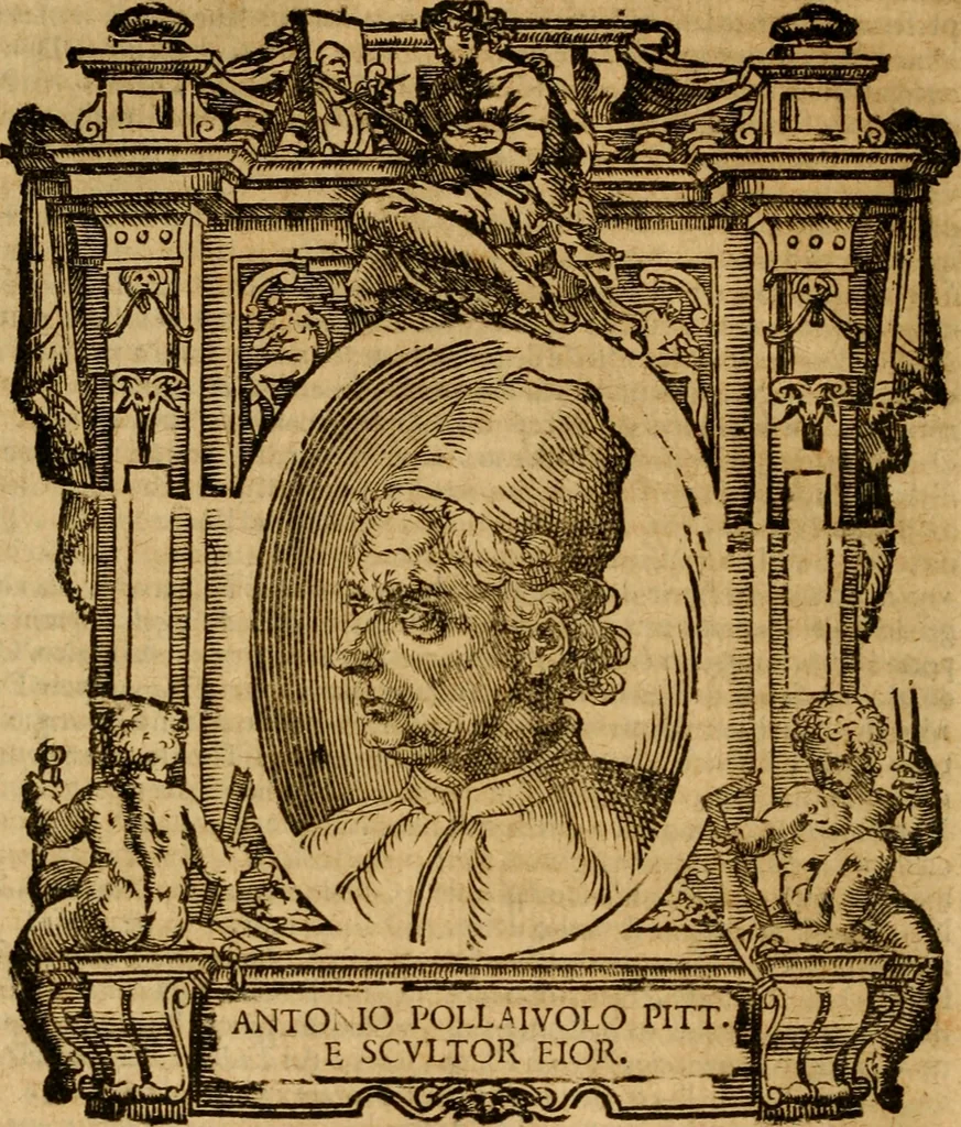 An illustration from Delle vite de' più eccellenti pittori, scultori, et architetti, 1648, leaf 465