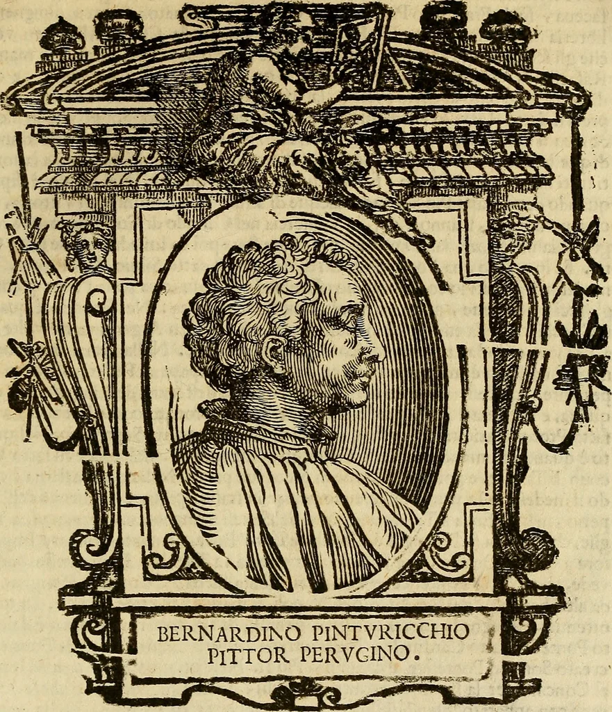 An illustration from Delle vite de' più eccellenti pittori, scultori, et architetti, 1648, leaf 496
