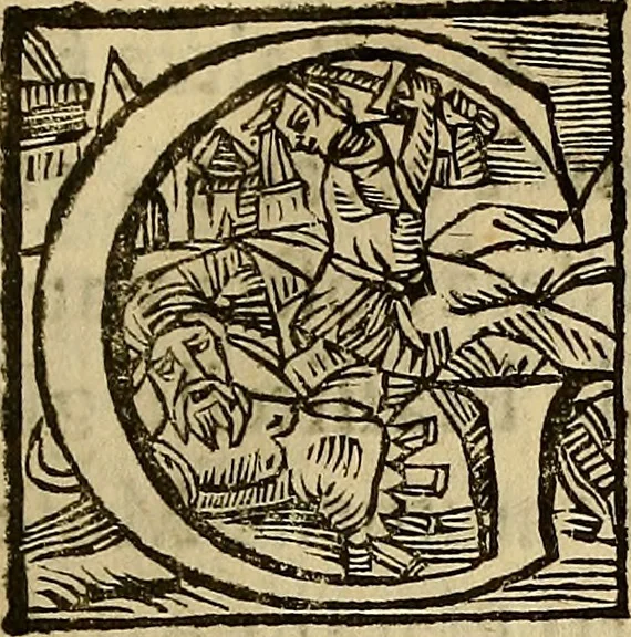 An illustration from Delle vite de' più eccellenti pittori, scultori, et architetti, 1648, leaf 8