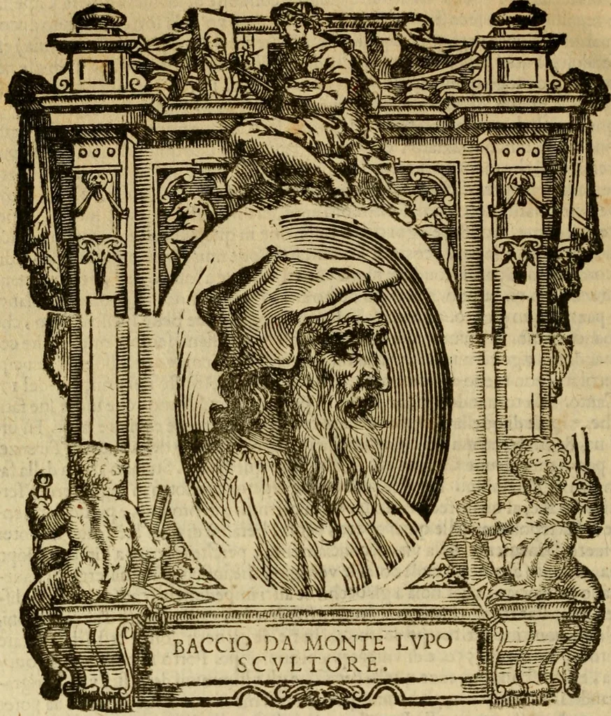 An illustration from Delle vite de' più eccellenti pittori, scultori, et architetti, 1648, leaf 139