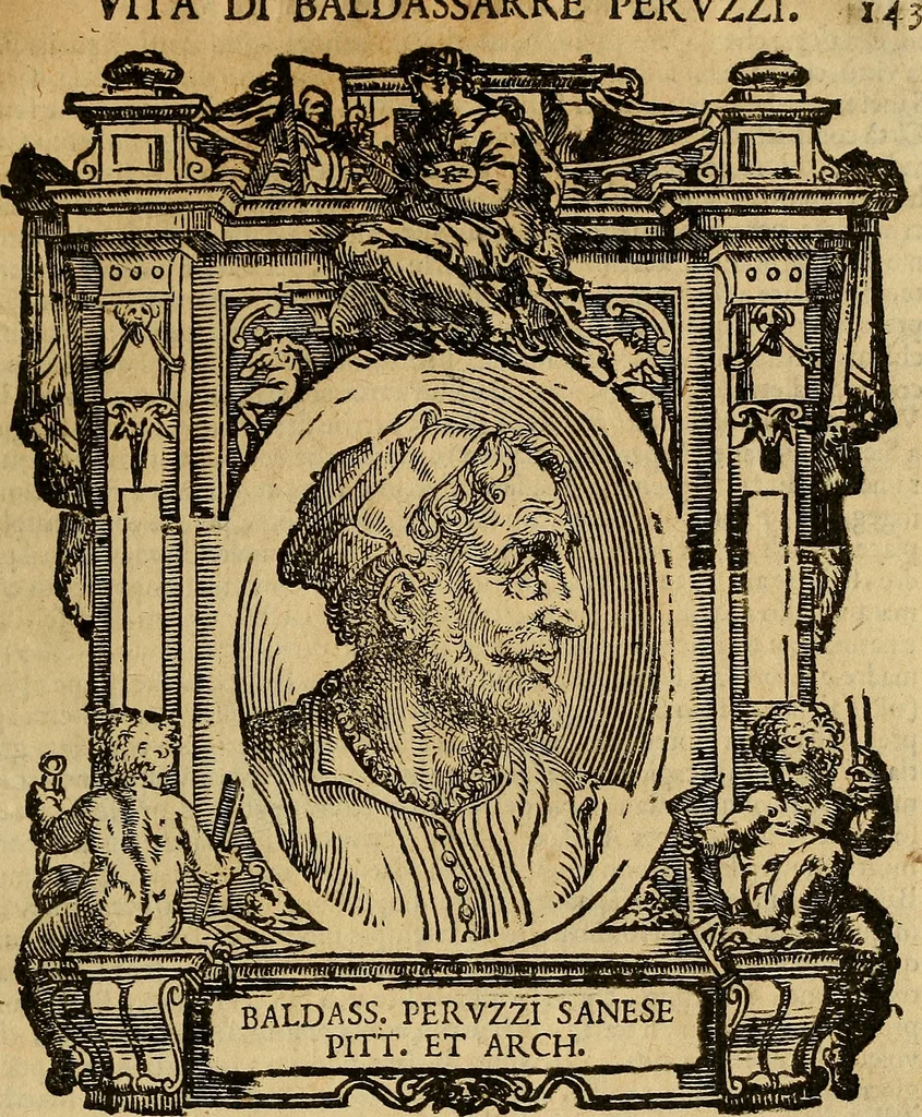An illustration from Delle vite de' più eccellenti pittori, scultori, et architetti, 1648, leaf 150