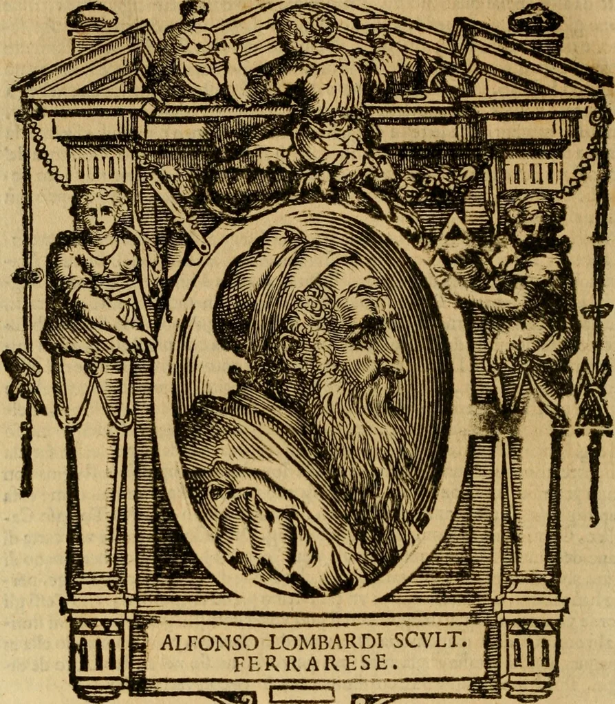 An illustration from Delle vite de' più eccellenti pittori, scultori, et architetti, 1648, leaf 187