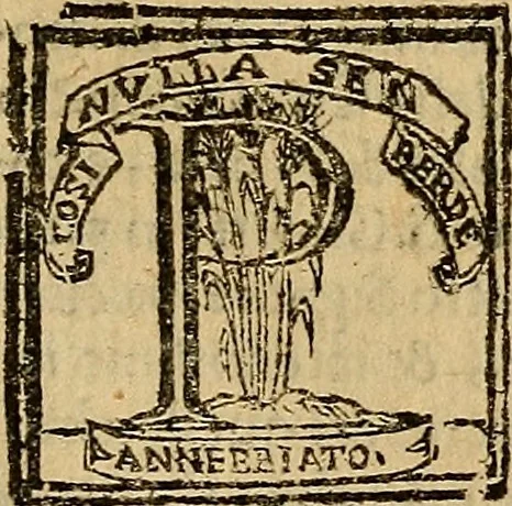 An illustration from Delle vite de' più eccellenti pittori, scultori, et architetti, 1648, leaf 194