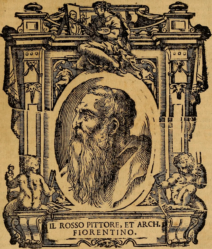 An illustration from Delle vite de' più eccellenti pittori, scultori, et architetti, 1648, leaf 216