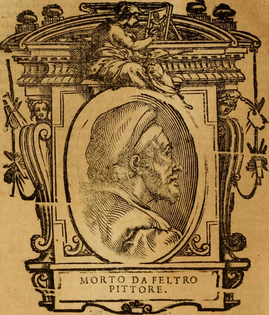 An illustration from Delle vite de' più eccellenti pittori, scultori, et architetti, 1648, leaf 235