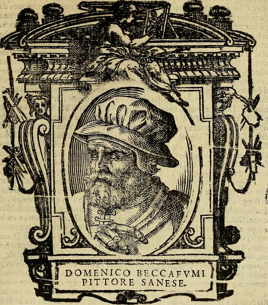 An illustration from Delle vite de' più eccellenti pittori, scultori, et architetti, 1648, leaf 380