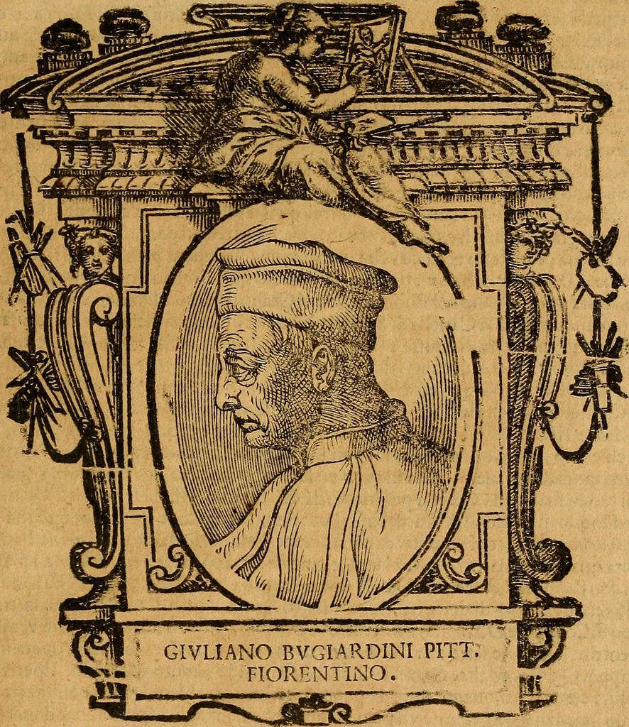 An illustration from Delle vite de' più eccellenti pittori, scultori, et architetti, 1648, leaf 458