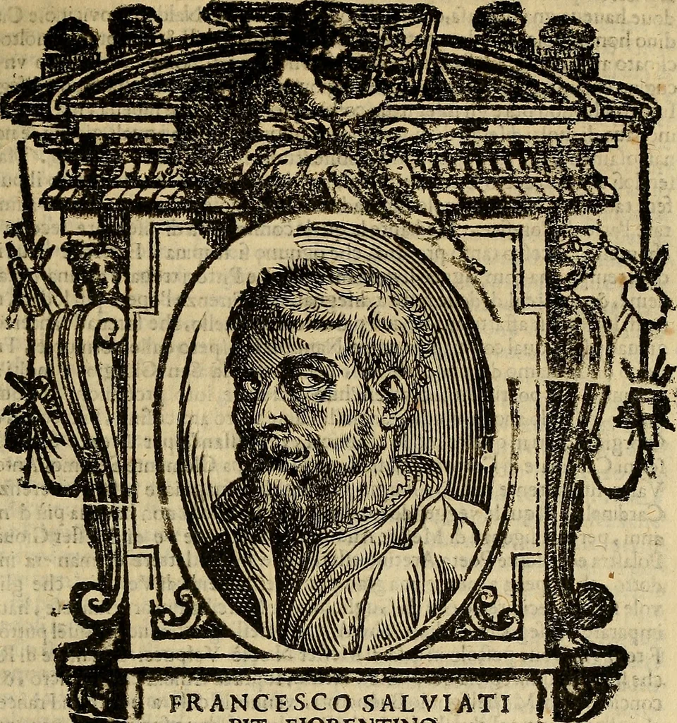 An illustration from Delle vite de' più eccellenti pittori, scultori, et architetti, 1648, leaf 124