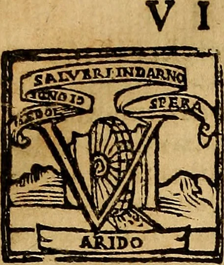 An illustration from Delle vite de' più eccellenti pittori, scultori, et architetti, 1648, leaf 312