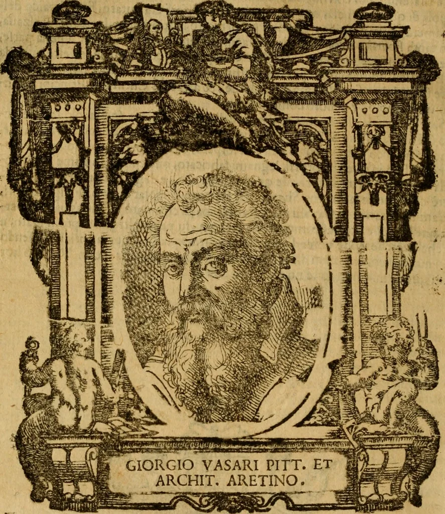 An illustration from Delle vite de' più eccellenti pittori, scultori, et architetti, 1648, leaf 423