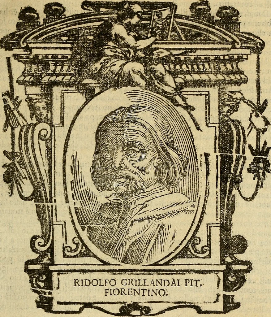 An illustration from Delle vite de' più eccellenti pittori, scultori, et architetti, 1648, leaf 70